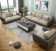 Contemporary apartment furniture sofa with customizable fabric