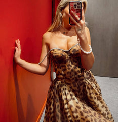 Crystal accent midi dress shown as a Pinterest-inspired summer outfit