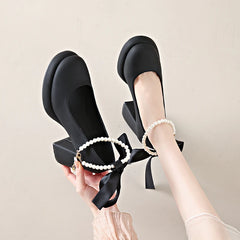 Wedding and party Mary Jane high heel shoes
