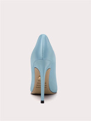Luxury butterfly-knot detail silk stiletto shoes