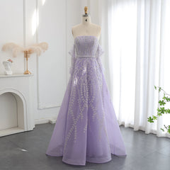 An elegant evening dress with subtle cap sleeves and a strapless neckline.