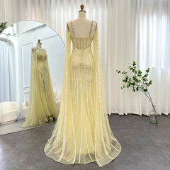 An image of the elegant wedding party gown from behind, highlighting the back and train.