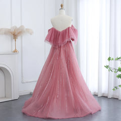 The elegant wedding party gown is styled for a black-tie event.