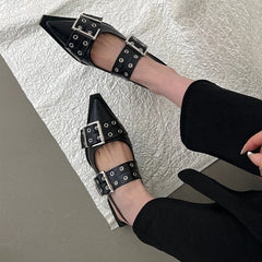 Versatile faux leather mules for women’s outfits