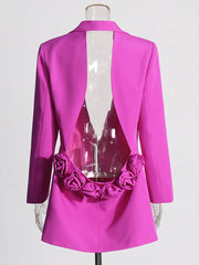 Modern sexy runway partywear mini dress for women