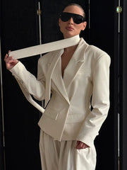 Modern minimalist blazer for professional and elevated occasions