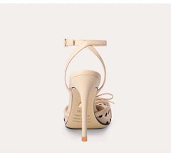 Retro chic polka dot event pumps for modern fashion