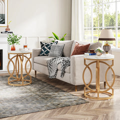 “Close-up of thick round tabletop with smooth wooden finish”

