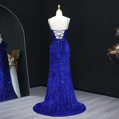 Close-up of the V-neck bodice showing sequin texture on tulle