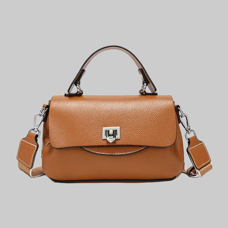 Elegant women’s crossbody bag crafted from genuine cowhide leather