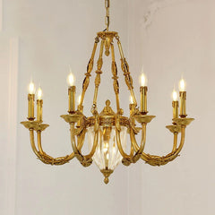 Vintage copper finish pendant lighting fixture for traditional interiors