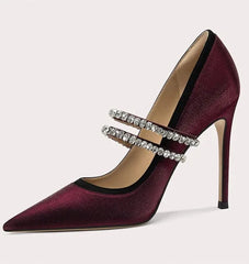 Women’s banquet and wedding flannel pumps