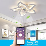 110 -220V Smart Switch Led Ceiling Fan Lamp 