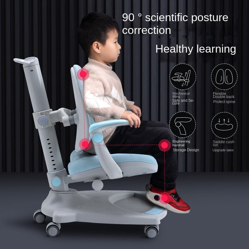 Adjustable Children Study Chair Correction Seat Writing Chair 