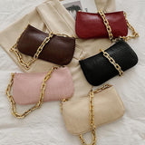Thick Chain Small Vintage Armpit Bag