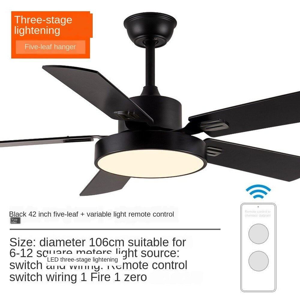 Ceiling Fan With Lights Ventilator Reversible Five Blade 42 52 Inch 