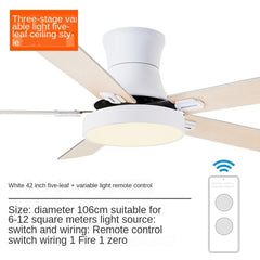 Ceiling Fan With Lights Ventilator Reversible Five Blade 42 52 Inch 