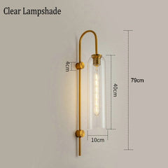 Ceiling Lamp  Glass Lampshade E27 LED Interior Wall Light 