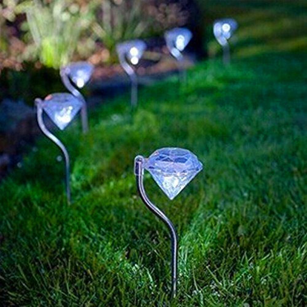 Colorful LED Solar Garden Lights for Outdoor Pathway and Courtyard Decoration 