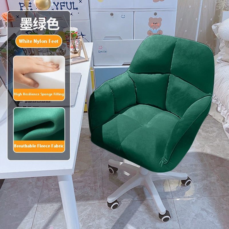 Comfortable 360° Swivel Lift Handrail Back Desk Chair 