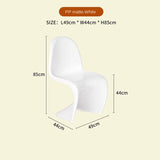 Contemporary Plastic Dining Chair - Can Be Stacked 