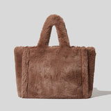 large Faux Fur Fluffy Shopper Bag