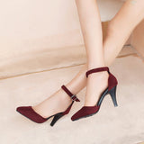 Pointed Toe Pumps Buckle Sandals