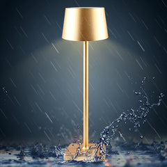 LED Touch Dimming Rechargeable Metal Table Lamp