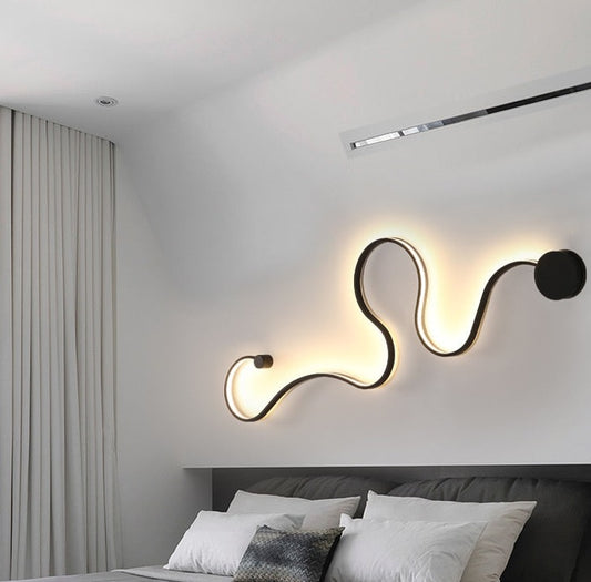 Modern Wall Lamps - White or Black Color Living Room Bedside Decoration