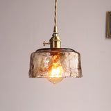 Modern Brass Glass Pendant Hanging Lamps For Ceiling