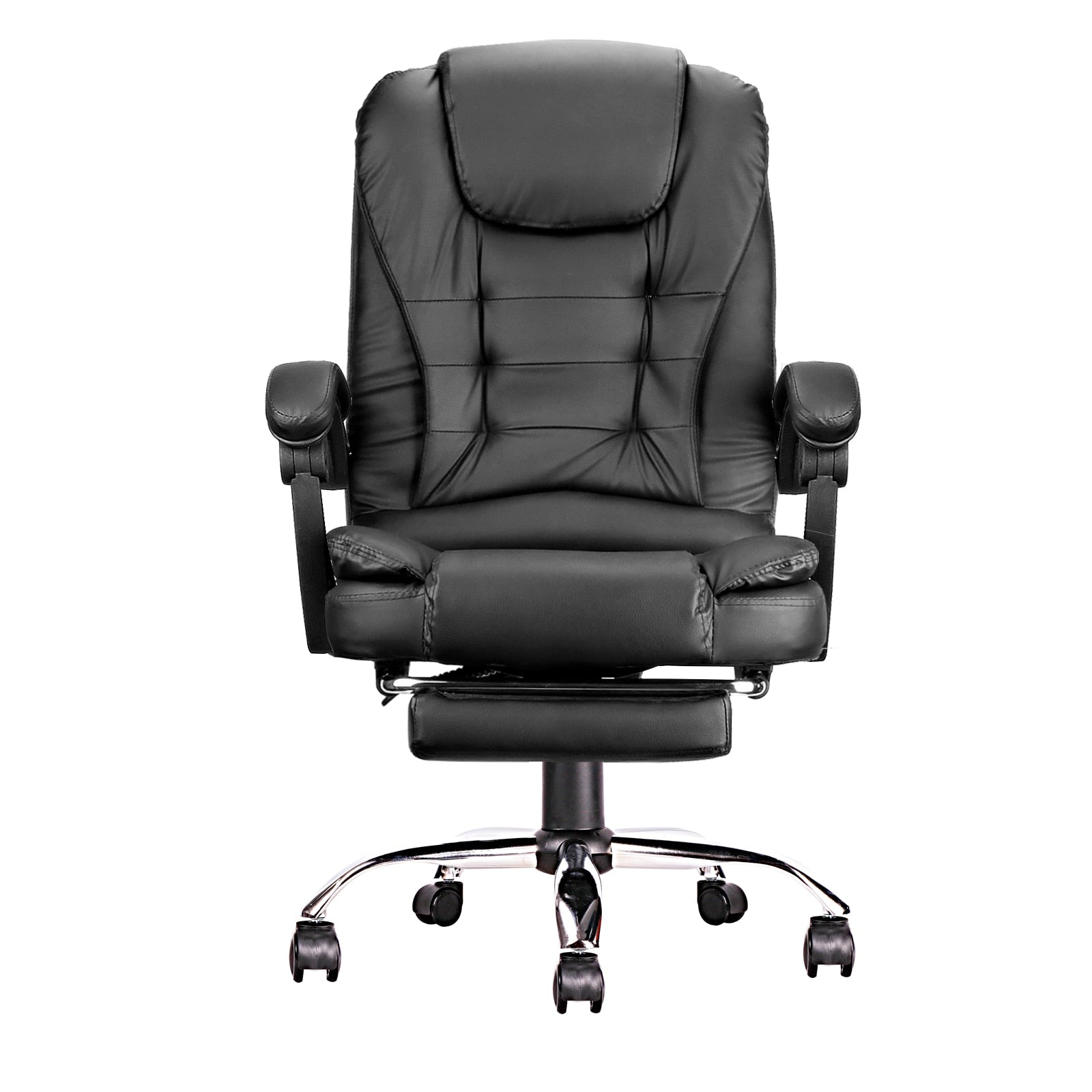 Executive Computer Chair w/Footrest, High Back, and Adjustable Height