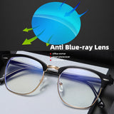 Semi Rimless Anti Blue Light Goggles