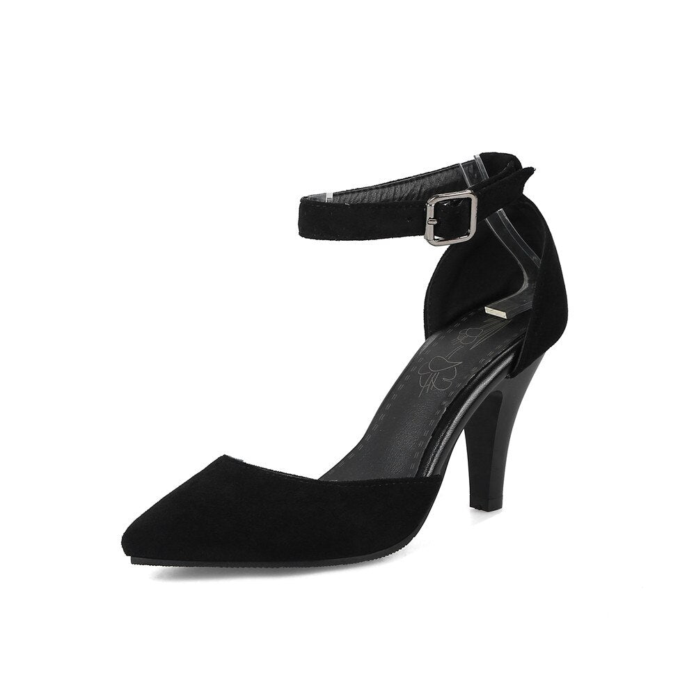 Pointed Toe Pumps Buckle Sandals