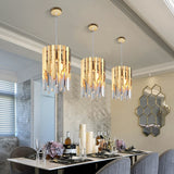 Round Gold k9 Crystal Modern Led Chandelier for Living Room