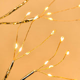 LED Copper Wire Christmas Tree Night Light for Home Decoration