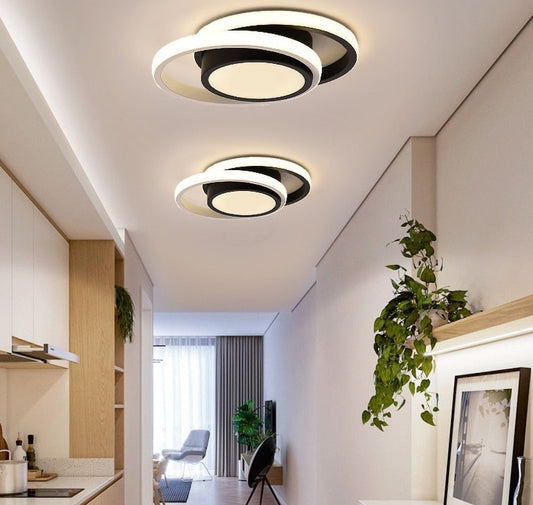 Round / Square Modern LED Ceiling Lamp For Corridor