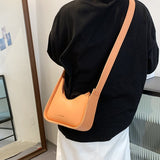 Irregular Shaped Wide Strap Shoulder Bag