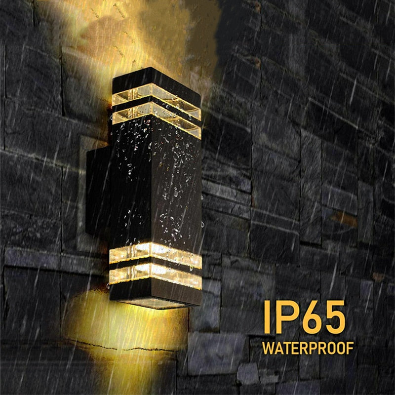 Outdoor IP65 Up Down LED Wall Lamp Waterproof 5W/10W GU10 Street Sconce