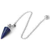 Conical Pendulum Natural Stone Chain Crystal Pendant