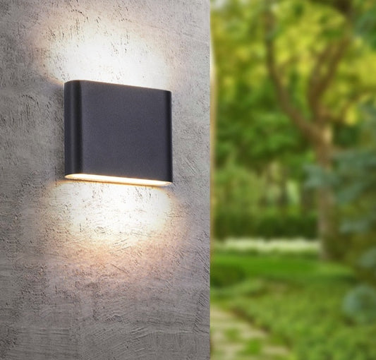 Waterproof Outdoor/Indoor Dual-Head LED Wall Lamp for Modern Home Décor