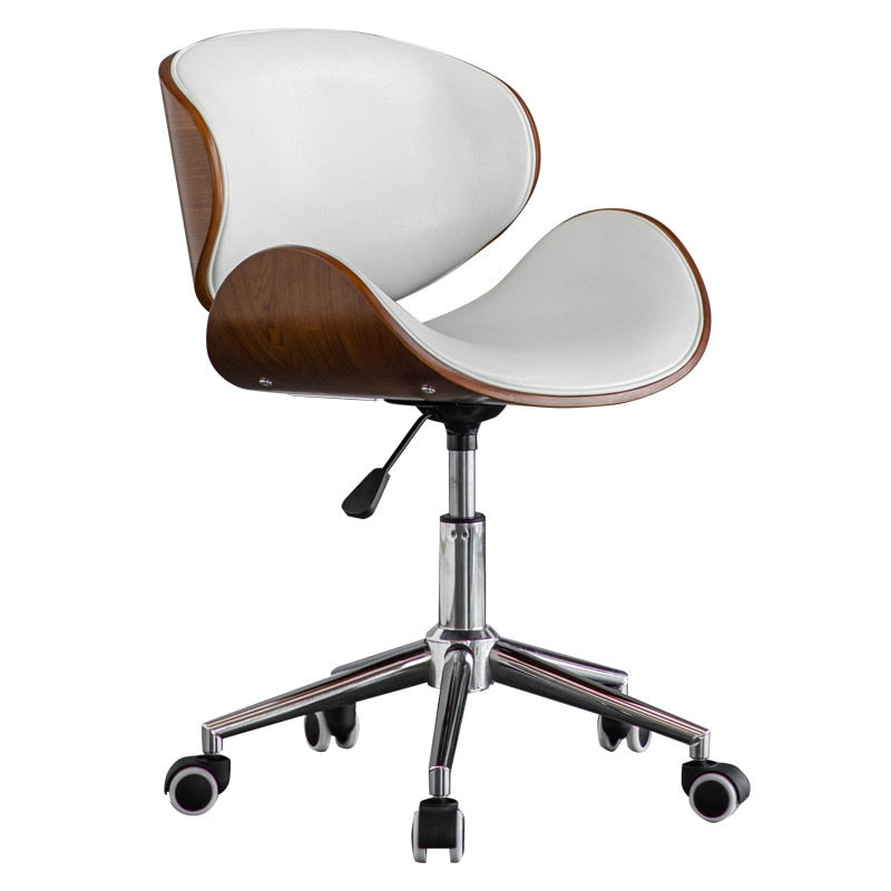 Solid Wood Computer Chair Lifting Rotating Office Chairs