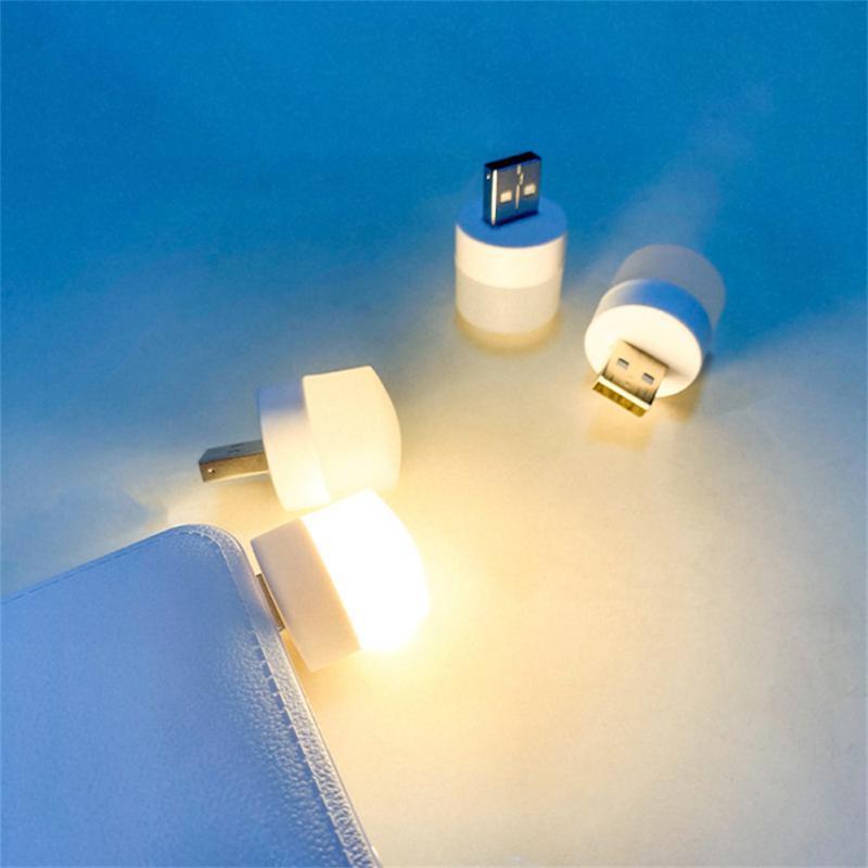 USB Night Light Mini LED Lamp for Reading and Eye Protection