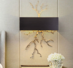 Golden Atelier Tree Branch Copper Wall Sconce 3