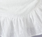 Puff Sleeve Crop Top & Ruffle Mini Skirt set