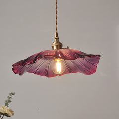 Modern Pendant Flower Glass Hanging Lamp