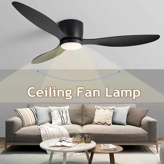 Low Floor DC Motor 30W Remote Control Fan With Lights 220V