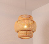 Hand Woven Bamboo Art Lantern Chandelier