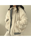 Cotton Padded Thick Puffer Fluffy Jacket