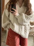 Knitted Wool Oversize Thick Sweater