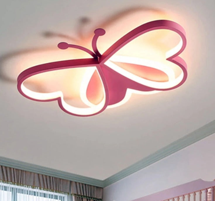LED Ceiling Chandelier Dimmable Butterfly Lamp